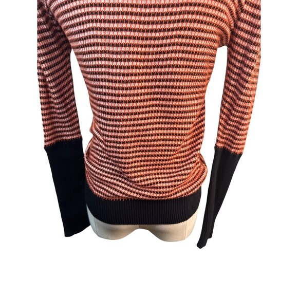 Yal New York XS Womens Sweater Red Black Houndstooth Knit - Picture 9 of 13